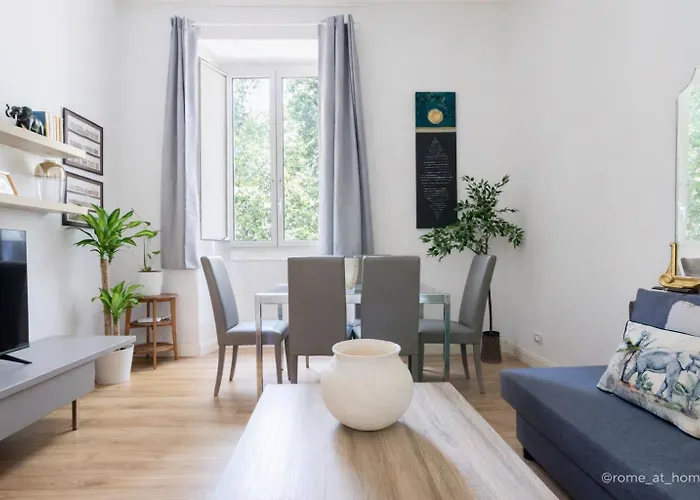 Daire Passeggiata Di Ripetta Tevere View Spacious 2 Bedroom For 7 Pax