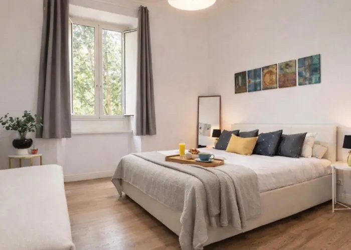 Passeggiata Di Ripetta Tevere View Spacious 2 Bedroom For 7 Pax * Rom
